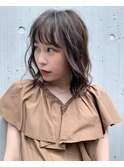YOKE 切りっぱなし ロブ グレージュ