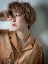 カバーヘア ブリス 大宮西口(COVER HAIR bliss)&nbsp;ビタミンカラー小顔ショートウルフマッシュu大宮10代20代30代