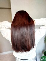 トラリ ヘアーメイク(Torali hair make) 艶々グレージュロングヘアー