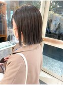 黒髪でも重くない切りっぱなしボブ 【横浜】w