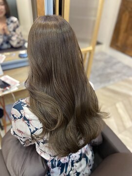 シエルバイアフロート(ciel by afloat) ブリーチなし透明感カラー/ミント ブラウンカラー/艶髪