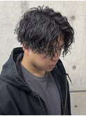 スパイラルセンターパート波巻きパーマツイスパ