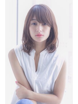 ラフ フロム ガーデン(Laf from GARDEN) 【寺尾拓巳】大人かわいいグレージュ透明感ひし形ミディアム