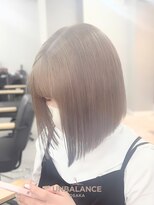 アンバランスオオサカ(UNBALANCE OSAKA)&nbsp;★グレージュ/ボブ/ホワイトグレージュ/グレー/ブリーチ【JUNYA