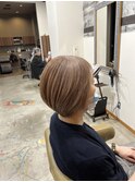 脱白髪染めハイトーンベージュ/五反田美容院