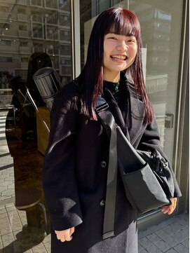 ハマモト ブリーチなし　レッドカラー