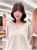ニュアンスカラー/ウェーブヘア/ツヤ髪スタイル/韓国ヘア 錦糸町