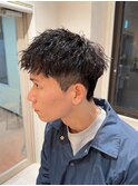 スパイキーショート/スパイキーパーマ/縦落ちパーマ