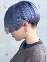 オーク 学芸大学(OAK)&nbsp;ケアブリーチ ツーブロック 刈り上げ ハンサムショート