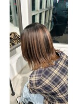 アミィ 半田青山店(Ami)&nbsp;バレイヤージュミルクティー