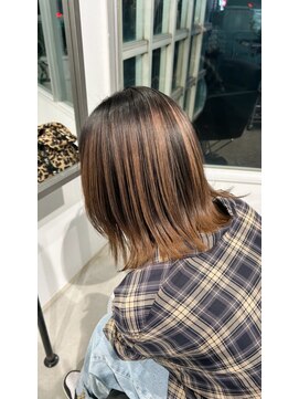 アミィ 半田青山店(Ami) バレイヤージュミルクティー