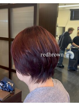 ヘアーアンドエステ サニープレイス(Hair&Esthe Sunny Place) レッドカラー