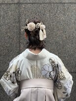 ☆ボブでも袴に映えるハーフアップ☆   and.S