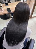 髪質改善カラー♪ブリーチなし ブルーブラック