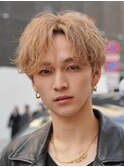 横浜西口シャドウパーマメンズマッシュウルフカットルーズパーマ