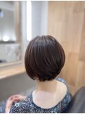 デザインカラー／レイヤーカット/ウエットヘア/オリーブベージュ
