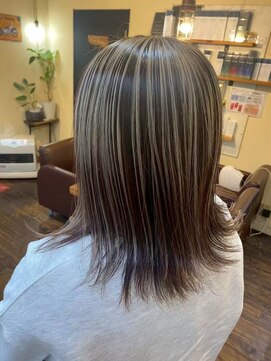 セレーズ ウィズ ミロ(Seles With Miro) 細ハイライト白髪ぼかし×髪質改善