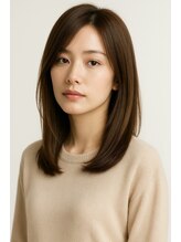 ムオン(muon) 美髪ストレート×アッシュブラウン