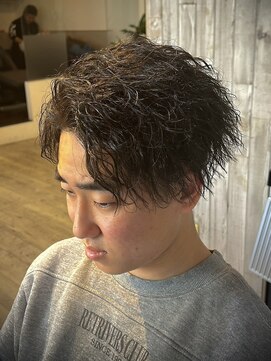 メンズ ソース 茶屋町(MEN'S SOURCE) カット＋ツイストスパイラルパーマ/メンズ