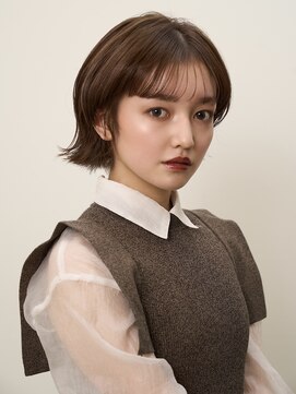 くびレイヤーボブ/20代30代40代50代大人可愛いヘア　恵比寿