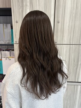 透明感カラー　赤み消しカラー　チョコレートブラウン