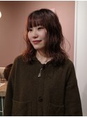 【ウェーブパーマ/渥美怜子】ミディアムパーマ/ロブヘア