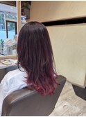 ブリーチ履歴活かしたグラデーション