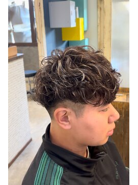 ブローチ(brooch) 波巻き＊ハイライトカラー