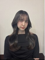 コビーバイジーナ 梅田茶屋町(Coby by Zina)&nbsp;レイヤーカット＊韓国スタイル＊暗髪【hina】