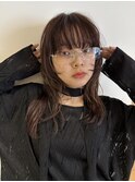 ナチュラルなハッシュカット