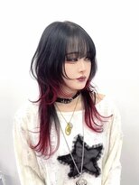 ラニシス ヘアー(Lanisis Hair)&nbsp;赤と黒のデザインカラー★