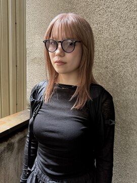 ハル ヘアスタジオ(haRu hair studio) レイヤー×ピンクベージュ