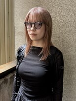 ハル ヘアスタジオ(haRu hair studio) レイヤー×ピンクベージュ
