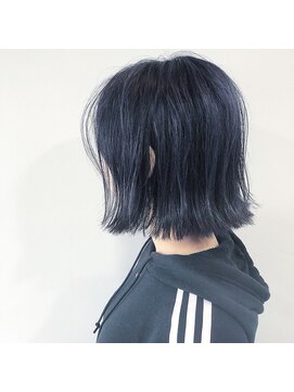 クラン(clan) clan<ダークブルー×外ハネボブ>