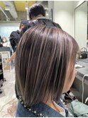 ショートボブ+バレイヤージュ♪ 代表朝長