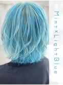 ミント×ライトブルー