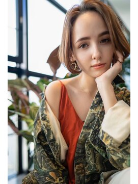 オースティン 錦糸町(AUSTIN) AUSTIN☆大人かわいい前髪セシルカットココアブラウンネオウルフ