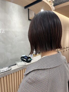 ロンドプロフィール 浦和(Lond profil) 【ワンランク上のボブ】切りっぱなしボブ【浦和】