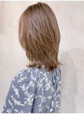 くびれベージュ_チェリーブラウンフェミニンロング_ba337564