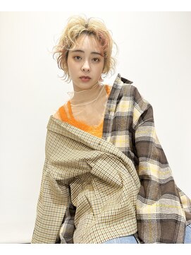 イル(ill) ショート ハイトーン ピンクカラー