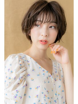 カバーヘア ブリス 北浦和(COVER HAIR bliss) 黒髪ダークアッシュ小顔矯正立体カット315Z北浦和30代40代50代