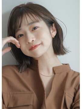 ガーデン オオタカノモリ(garden otakanomori) 20代30代40代大人/外ハネ/ミディアムボブ/小顔カット/前髪カット