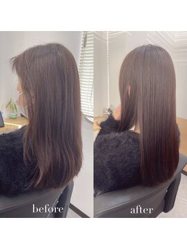 リアン(Lien) 『髪質改善』ストレートエステ（縮毛矯正）（リタッチ可）