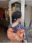 和装シニヨン