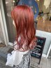 【外国人風デザイン】Wカラー(ブリーチ＆アディクシー)+極ケアTR￥16000