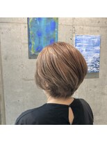 リュネッツ あざみ野店(lunettes)&nbsp;【白髪ぼかし】明るめブランド×丸みショートボブ