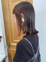 メイクス 表参道(MAKE'S omotesando)&nbsp;切りっぱなしボブ/オレンジベージュ