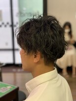 フレンズ 環状通東店(friend's)&nbsp;マッシュ　ツーブロック　波巻き ツイストスパイラルパーマ　8