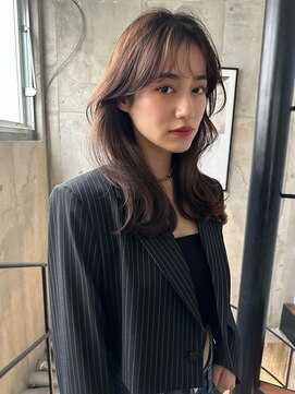 サイン 渋谷(SIGN) レイヤーカットイヤリングカラーインナーカラーケアブリーチ