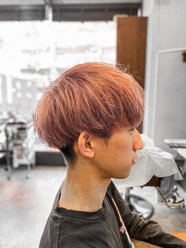 アイリーヘアデザイン(IRIE HAIR DESIGN) 【IRIE HAIR赤坂】ブリーチカラー×ハイトーン×メンズマッシュ